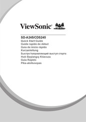 ViewSonic CDS245 Guia De Inicio Rapido