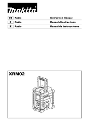 Makita XRM02 Manual De Instrucciones