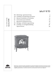 Jøtul F 8 TD Instrucciones Para Instalación