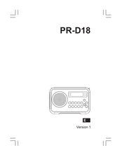 Sangean PR-D18 Manual Del Usario