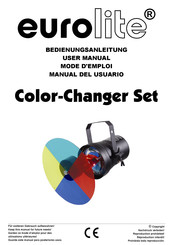 EuroLite Color-Changer Set Manual Del Usuario