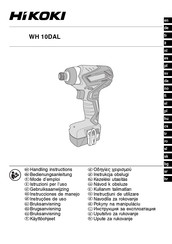 HIKOKI WH 10DAL Instrucciones De Manejo