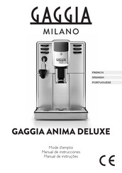 Gaggia Milano ANIMA DELUXE Manual De Instrucciones