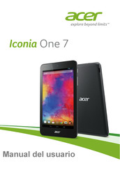 Acer Iconia One 7 Manual Del Usuario