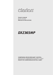 Clarion DXZ365MP Manual De Instrucciones