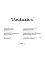 Technics SU-R1A Instrucciones De Funcionamiento