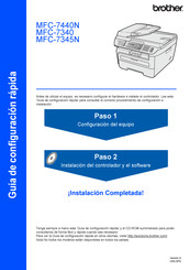 Brother MFC-7340 Guía De Configuración Rápida