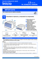 Brother HL-5340D Guía De Configuración Rápida