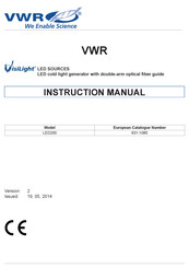 VWR LED200 Manual De Instrucciones