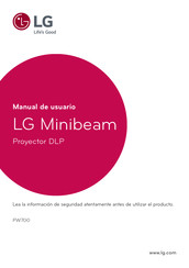 LG Minibeam PW700 Manual De Usuario