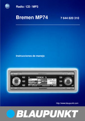 Blaupunkt Bremen MP74 Instrucciones De Manejo