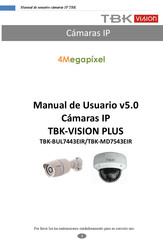 TBK vision TBK-MD7543EIR Manual De Usuario