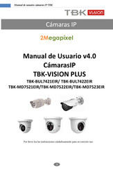 TBK vision TBK-BUL7422EIR Manual De Usuario