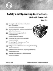 Chicago Pneumatic PAC P 9 Instrucciones De Seguridad Y De Funcionamiento