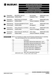 Suzuki 99000-99074-85N Instrucciones Para El Montaje