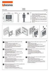Bticino 344192 Manual De Instrucciones