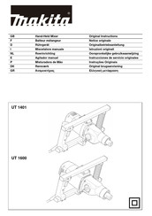 Makita UT 1600 Instrucciones De Servicio