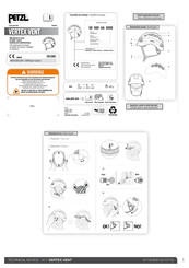 Petzl VERTEX VENT Manual Del Usuario