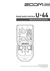 Zoom U-44 Manual De Instrucciones