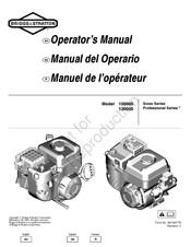 Briggs & Stratton Professional 130000 Serie Manual Del Operario