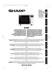 Sharp R-647 Manual De Instrucciones