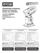 Ryobi P600 Manual Del Operador