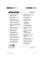 Gardol 34.360.33 Manual De Instrucciones Original