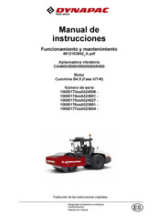 Dynapac CA5500 Manual De Instrucciones