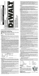 DeWalt DW367 Manual De Instrucciones