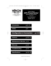 Tripp-Lite APS2424 Manual Del Usario