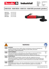 Desoutter KA613E9 Manual Del Usuario