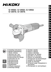 HIKOKI G 12STA Instrucciones De Manejo