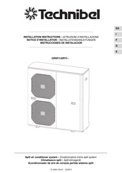 Technibel GR9FI140R7I Instrucciones De Instalación