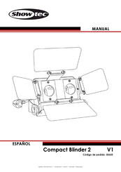 SHOWTEC Compact Blinder 2 Manual De Instrucciones