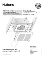 NuTone ULTRA Pro RN110 Guía Para La Instalación