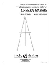 Studio Designs DISPLAY EASEL 13206 Manual Del Usuario