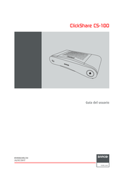 Barco ClickShare CS-100 Guia Del Usuario