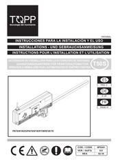 TOPP T50S Instrucciones Para La Instalación Y El Uso