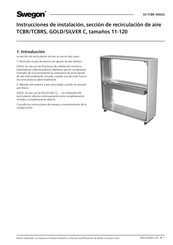 Swegon TCBR/TCBRS Instrucciones De Instalación