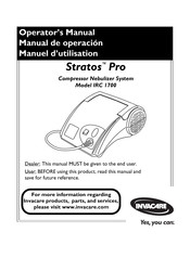 Invacare Stratos Pro IRC 1700 Manual De Operación