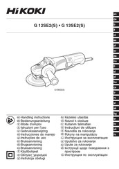 HIKOKI G 13SE2S Instrucciones De Manejo