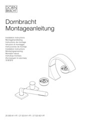 Dornbracht 27 523 821-FF Instrucciones De Montaje