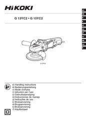 HIKOKI G 15YC2 Instrucciones De Manejo