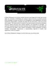 Razer Orbweaver Guia De Inicio Rapido