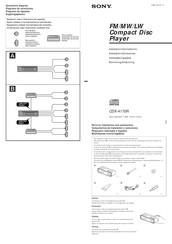 Sony CDX-4170R Instalación / Conexiones