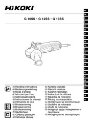 HIKOKI G 12SS Instrucciones De Manejo