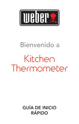 Weber Kitchen Thermometer Guia De Inicio Rapido