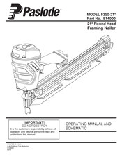 Paslode F350-21 Manual De Operación