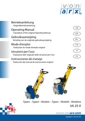 Von Arx VA 25 S Instrucciones De Manejo