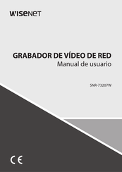 Wisenet SNR-73207W Manual De Usuario